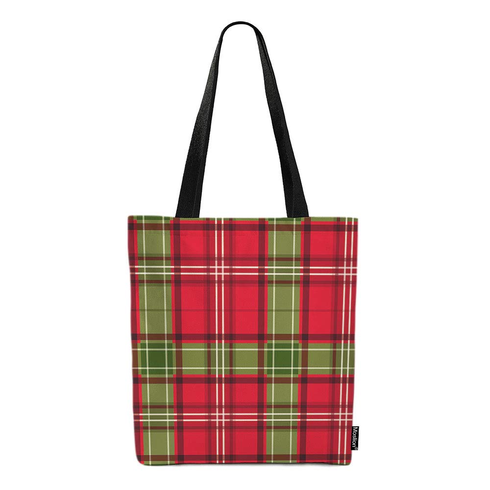 Moslion Canvas Tote Bag for Women - Large Reusable Shopping Bag with Long Handles, Durable Cotton Shoulder Bag for School, Work, Beach & Grocery Shopping | Perfect Gift for Girls & Women