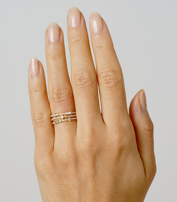 Unique Confetti Wedding Band - Perfect for One-of-a-Kind Engagement Rings | Ideal for Bridal Jewelry, Proposals & Anniversary Gifts