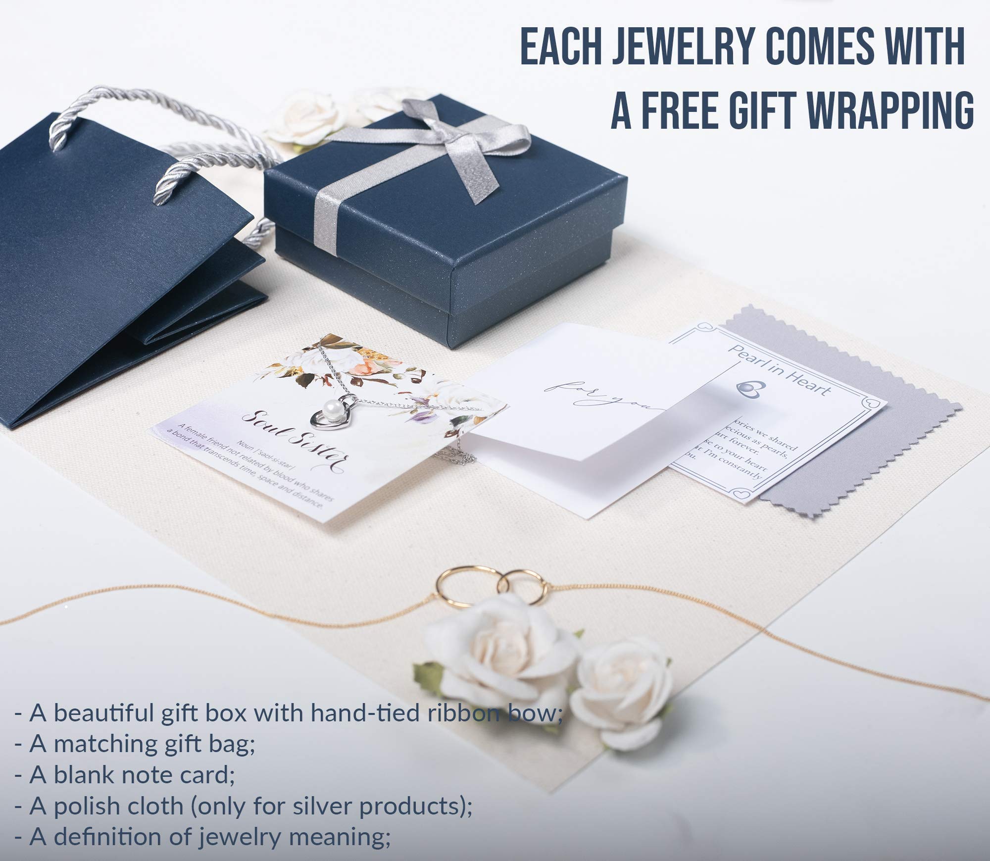 Grace of Pearl Necklace - Elegant Mother's Day Gift for Stepmom, Bonus Mom & Stepmother | Sentimental Jewelry Present for Special Occasions | Perfect for Birthdays, Anniversaries & Family Celebrations