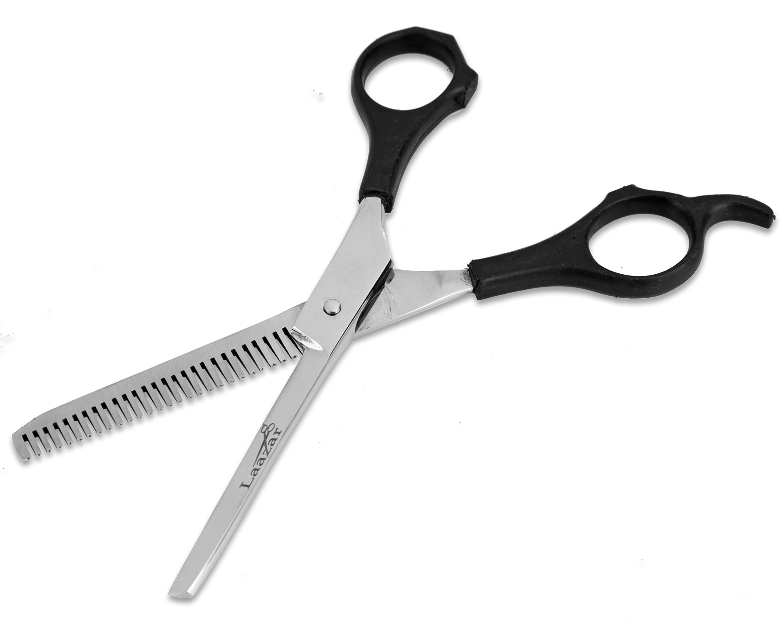 Laazar 6.5 Inch 22 Teeth Thinning Shears - Professional Pet Grooming Scissors for Dogs & Cats - Perfect for Trimming, Thinning & Styling Fur at Home