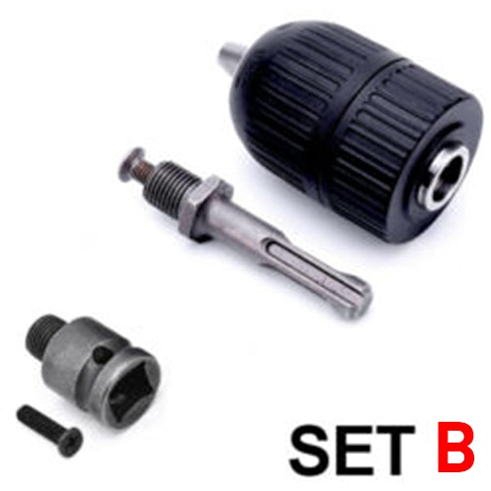 Replacement Drill Chuck with SDS Adapter for M.C Drills - Compatible with 2mm-13mm Bits (Type B) | Perfect for Masonry Drilling, Construction & DIY Projects