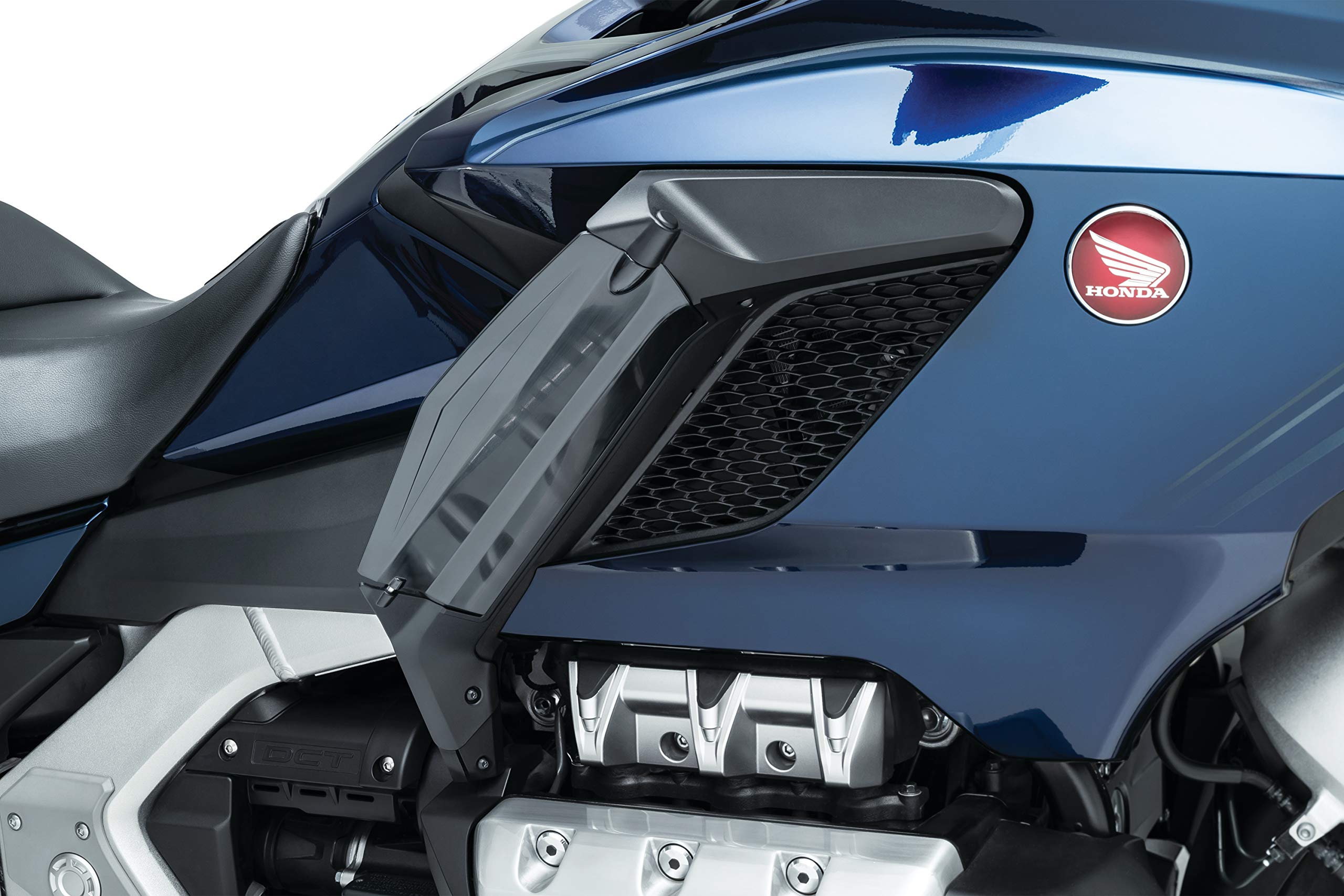 Kuryakyn 6579 Dark Smoke Air Deflectors for 2018-2020 Honda Gold Wing Motorcycles - 1 Pair Motorcycle Accessory for Wind Protection & Comfortable Riding