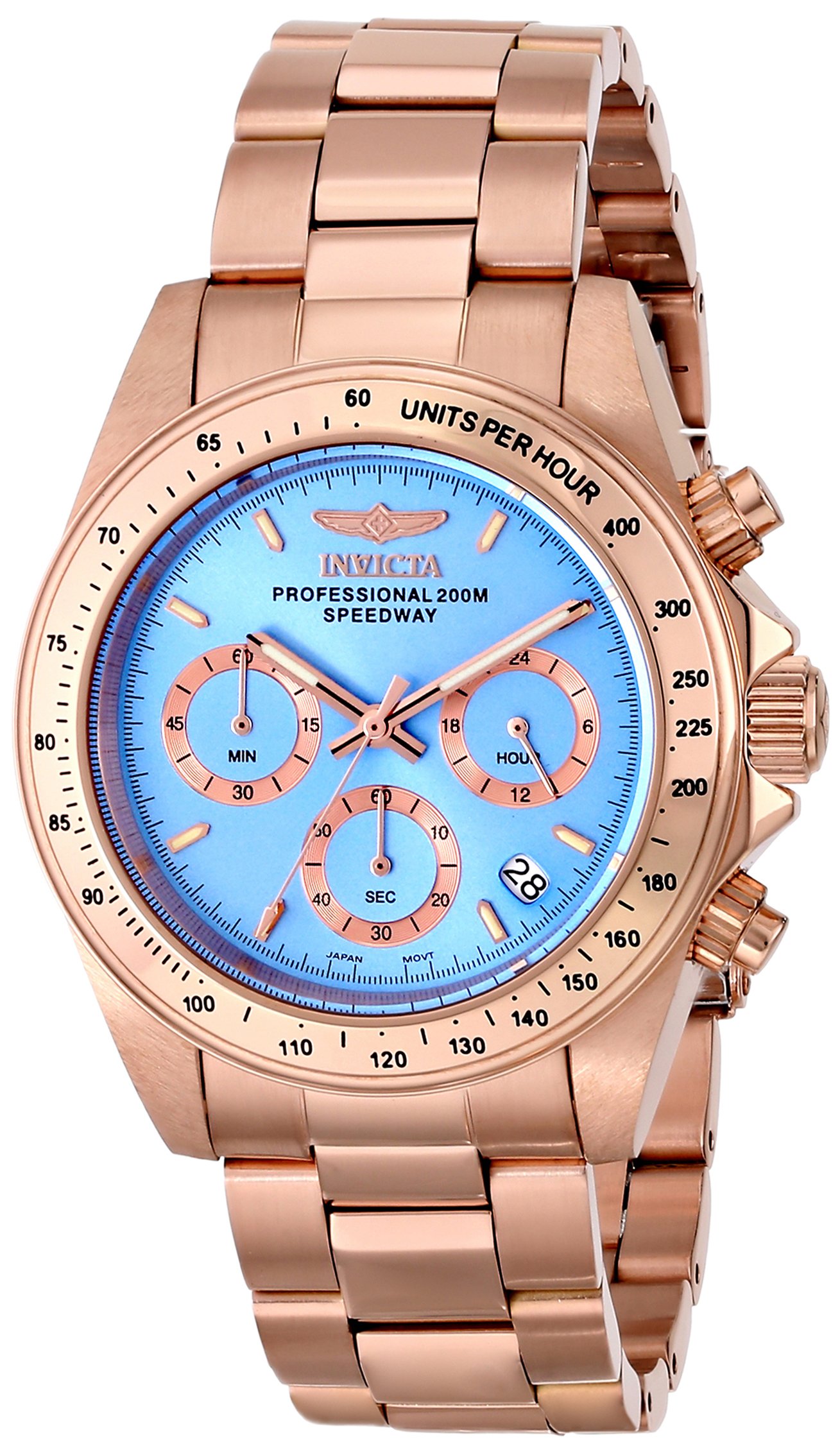Invicta Women's 16658 Speedway Rose Gold Watch - Japanese Quartz Analog Display, Fashion Luxury Timepiece for Business, Party & Everyday Wear