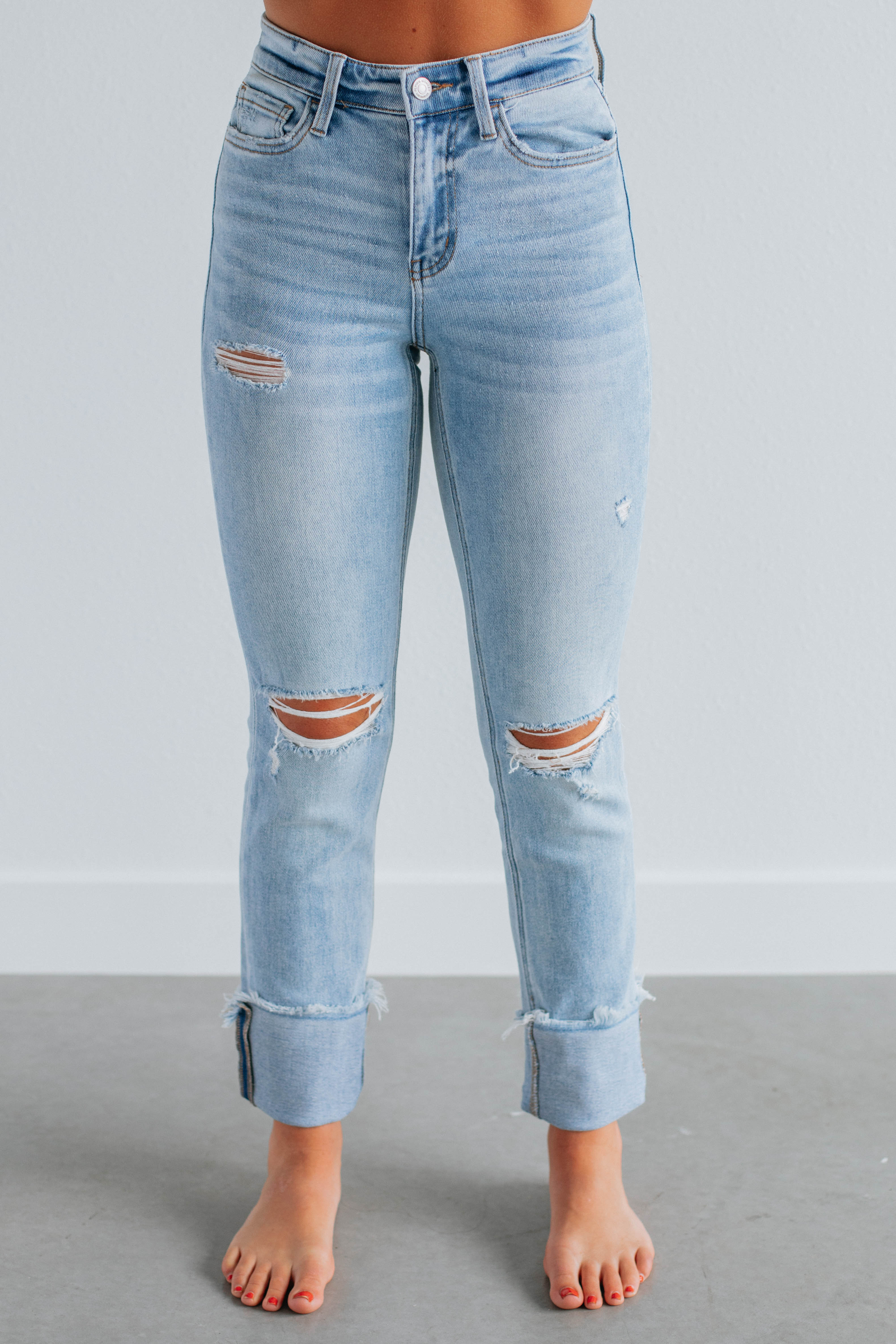 Bree Flying Monkey Women's High Waist Skinny Jeans - Stretch Denim Pants for Casual Wear & Night Out