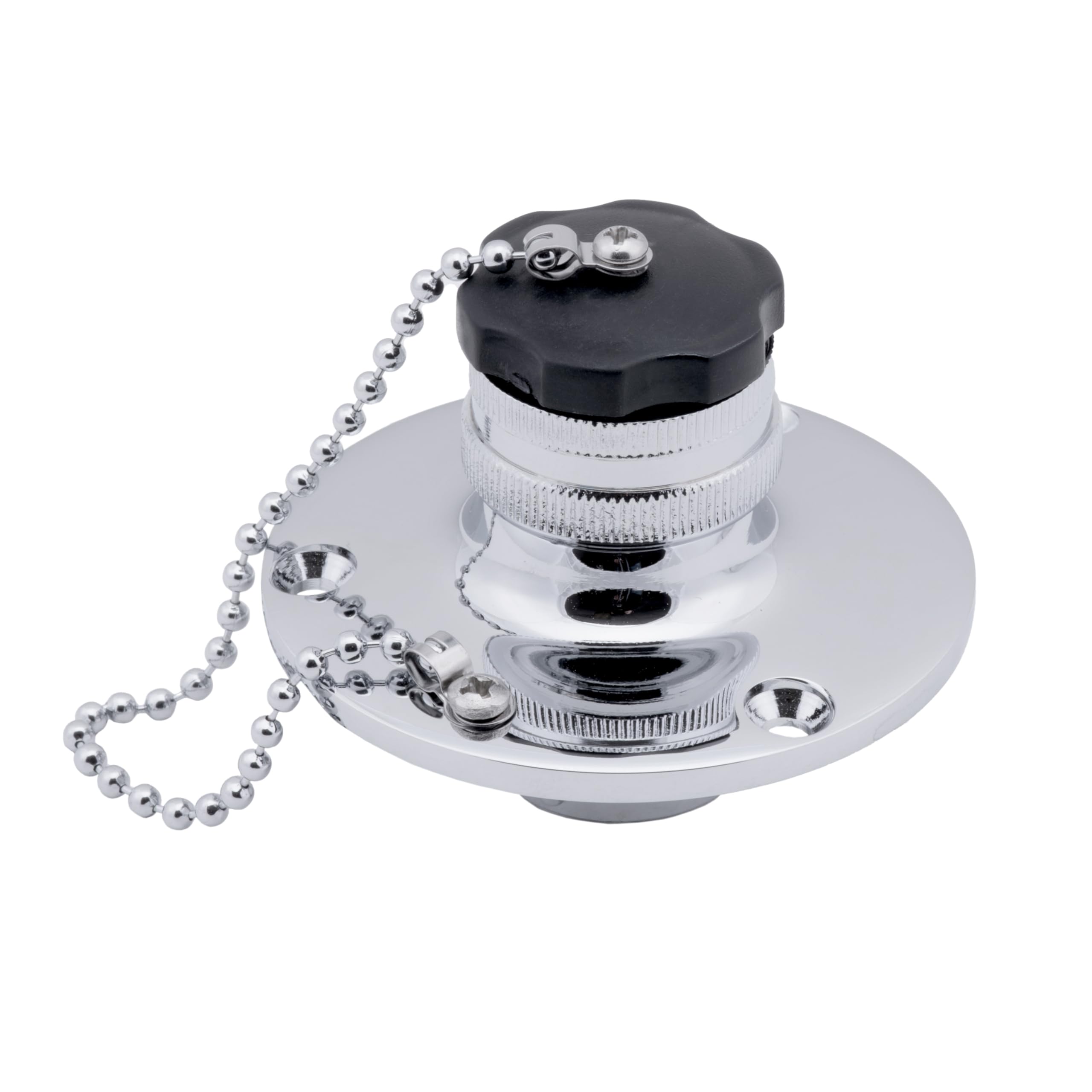 Whitecap Industries Chrome Plated Brass Wash-Down Outlet/Inlet - Durable Waterproof Plumbing Fixture for Kitchen, Bathroom & Outdoor Use