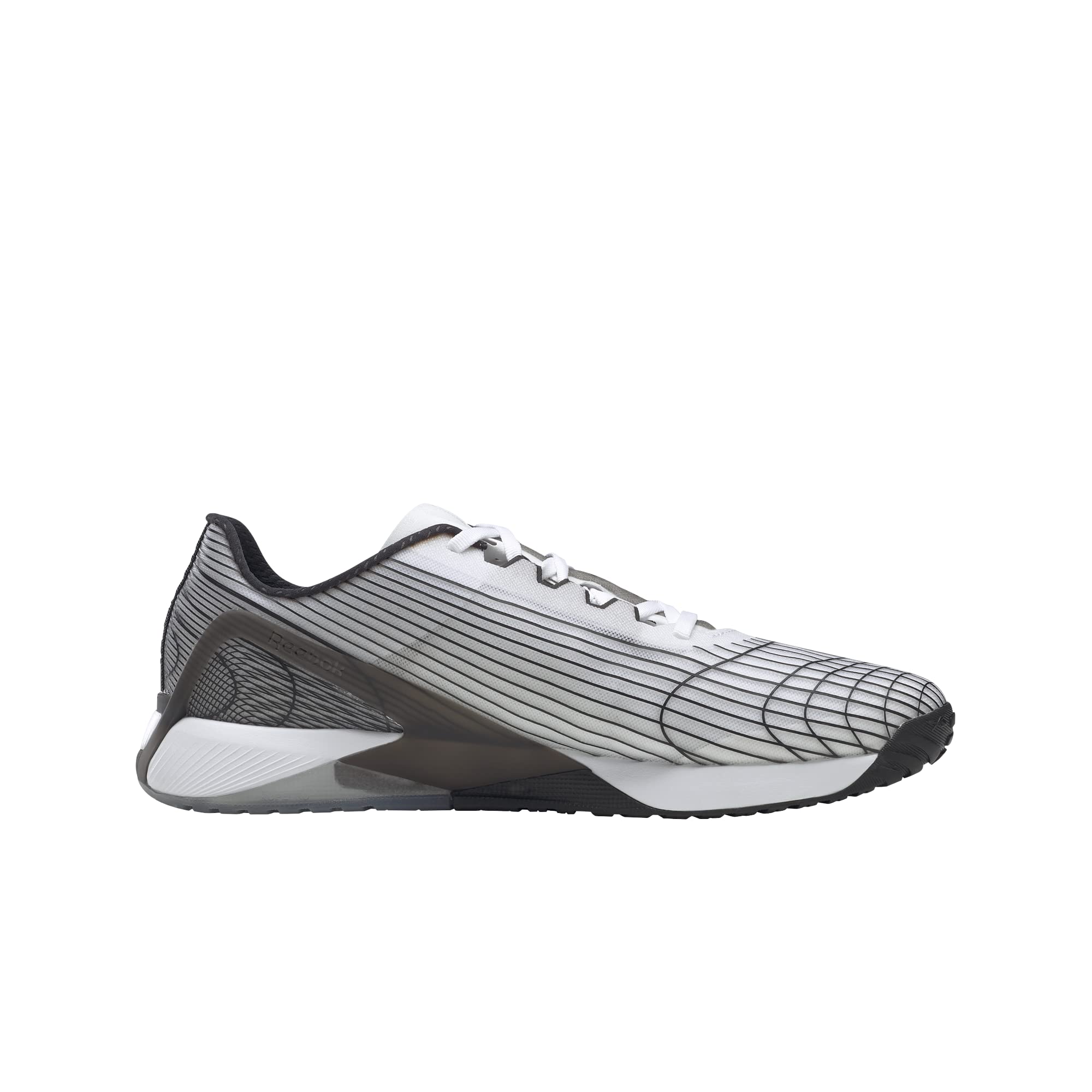 Reebok Men's Nano X1 Pursuit Training Shoes - White/Black/White Size 10.5 | CrossFit, Gym & Workout Shoes for Men | High-Performance Fitness Footwear