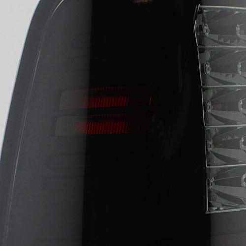 AKKON Black LED Tail Lights + 3rd Brake Light Set for 2009-2018 Dodge Ram 1500 2500 3500 - Left & Right Replacement - Enhanced Visibility & Safety for Night Driving & Towing