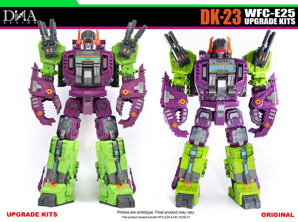 DNA Design DK 23 Upgrade Kit for WFC E25 Transformers Figures - Enhance Your Collection with Premium Accessories for Display & Customization
