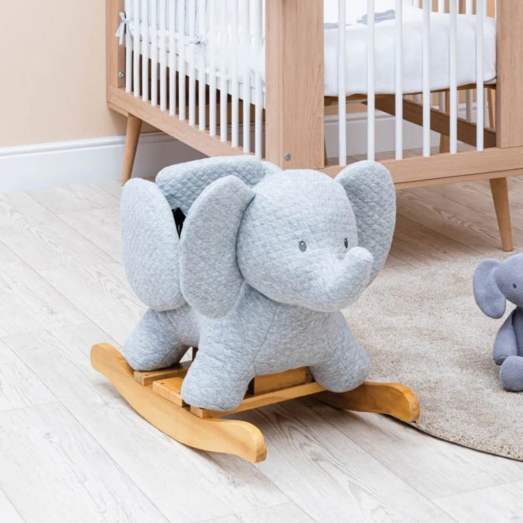 Natto Tembo Elephant Rocker - Fun and Safe Baby Rocking Toy for Toddlers, Perfect for Playtime and Nursery Decor
