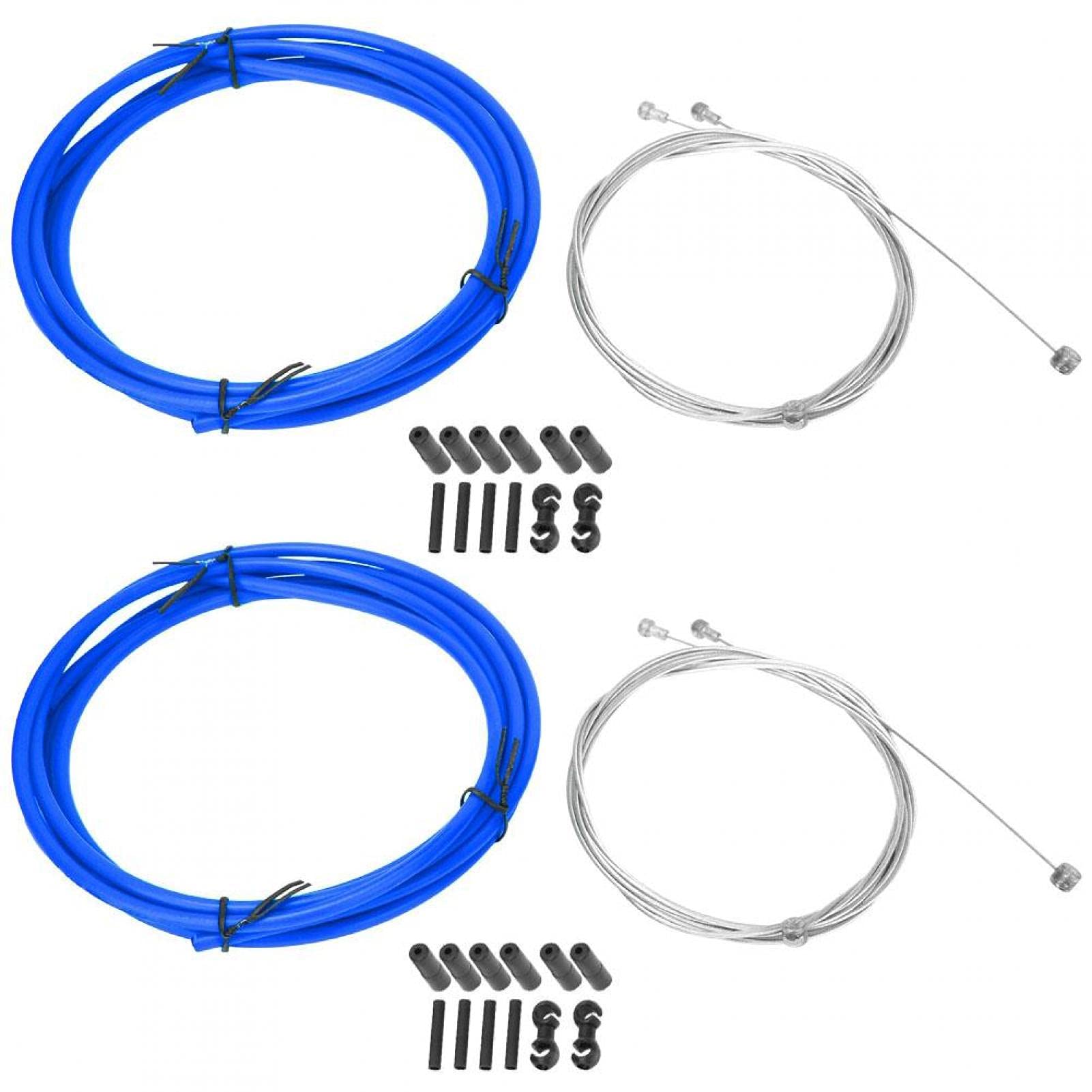 Durable Bicycle Brake & Shift Cable Wire Housing Set - Premium Derailleur Kit for Smooth Gear Shifting | Perfect for Road Bikes, Mountain Bikes & Home Maintenance