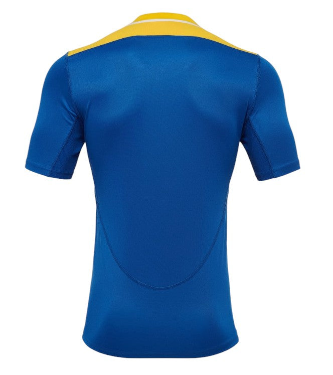Macron Jasper Soccer Jersey Royal Blue and Yellow - Authentic Football Shirt for Fans and Players - Perfect for Matches, Training, and Fan Support