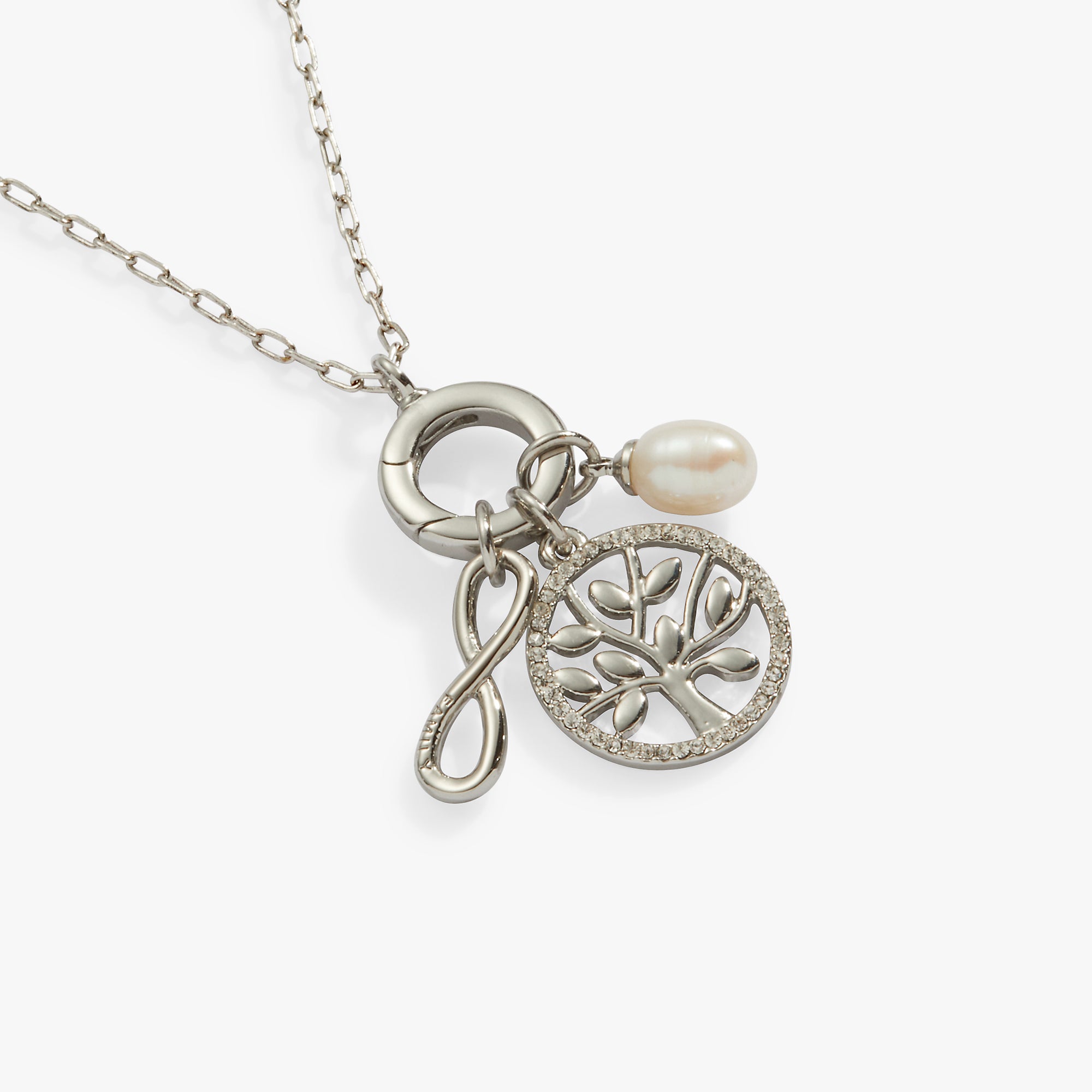 Family Forever Necklace - Sterling Silver Personalized Name Pendant for Mom, Wife, Daughter | Perfect Gift for Birthdays, Anniversaries & Mother's Day | Everyday Wear & Special Occasions