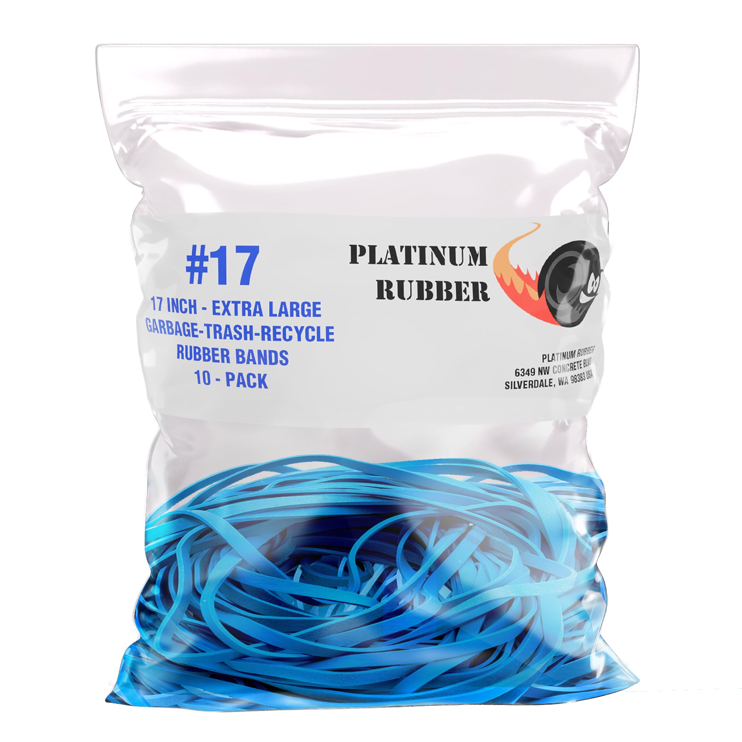 **Heavy-Duty Rubber Bands for Large Trash Cans (10-Pack) – 17