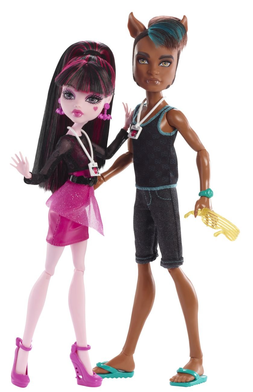 Monster High Clawd Wolf & Draculaura Music Festival Gift Set - Exclusive Doll Collectible for Kids & Fans | Perfect for Birthday Gifts, Halloween Decor & Toy Collections