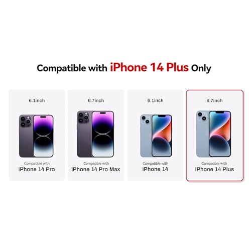 Premium Leather Wallet Phone Case for iPhone 14 Plus (6.7
