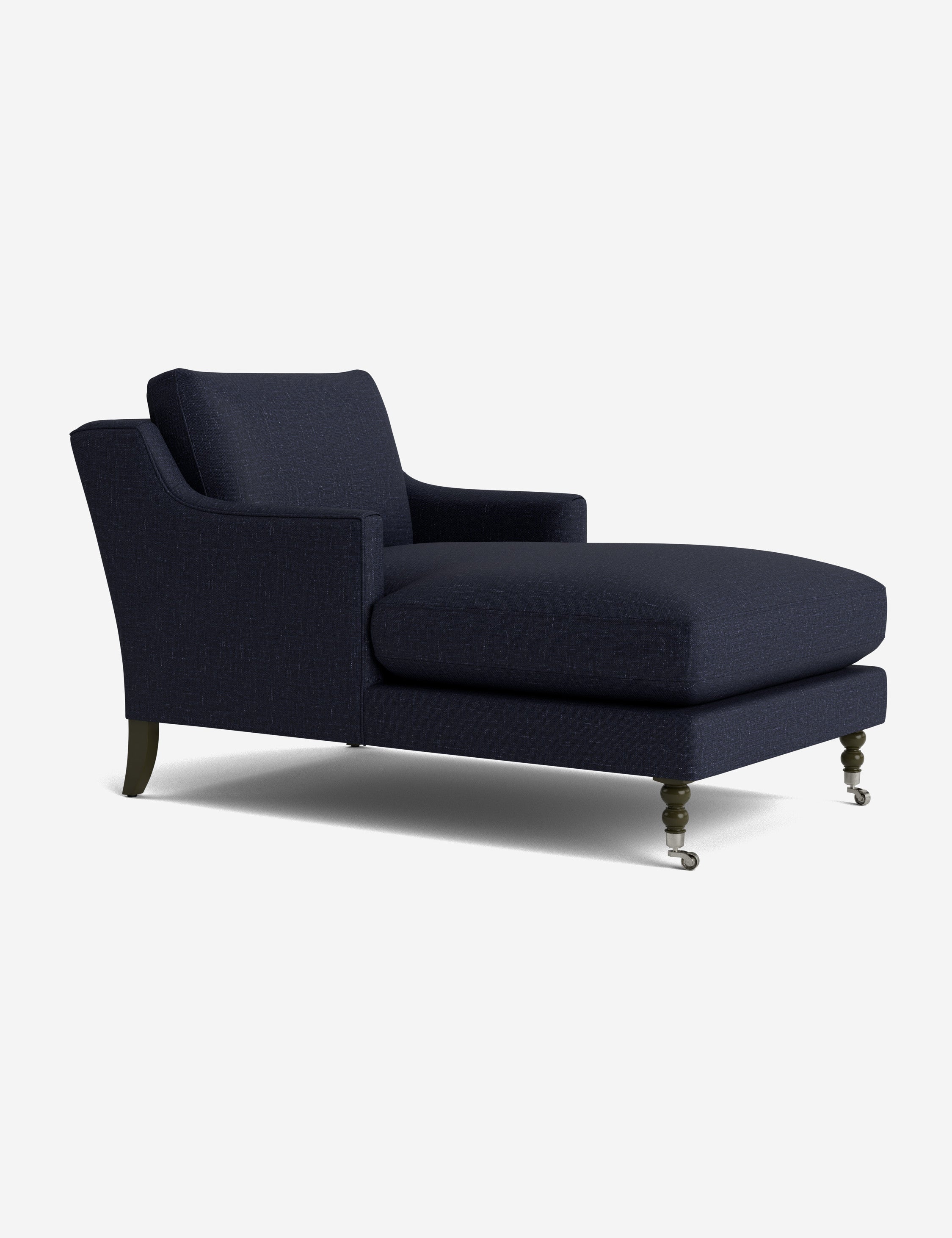Fabienne Chaise Lounge Chair - Modern Accent Chair for Living Room, Bedroom & Office - Stylish Mid-Century Design with Upholstered Seat and Wooden Legs - Perfect for Relaxing, Reading & Home Decor