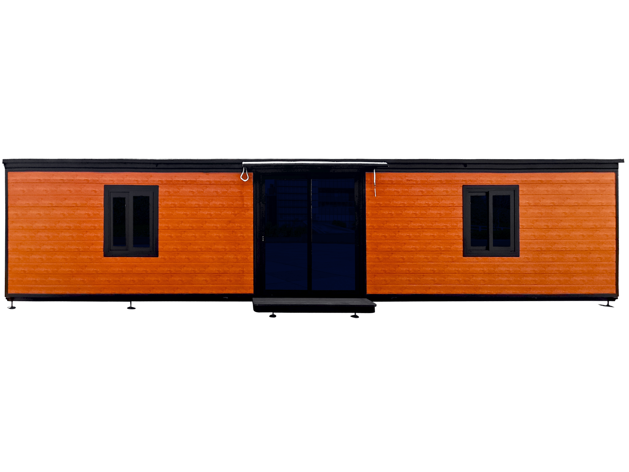 40 FT 3 Bedroom Prefab Modular Home – Off Grid Folding House with Kitchen & Electric Setup | Portable Tiny House for Vacation, Cabin, or Backyard Living | SKU: S020940FT