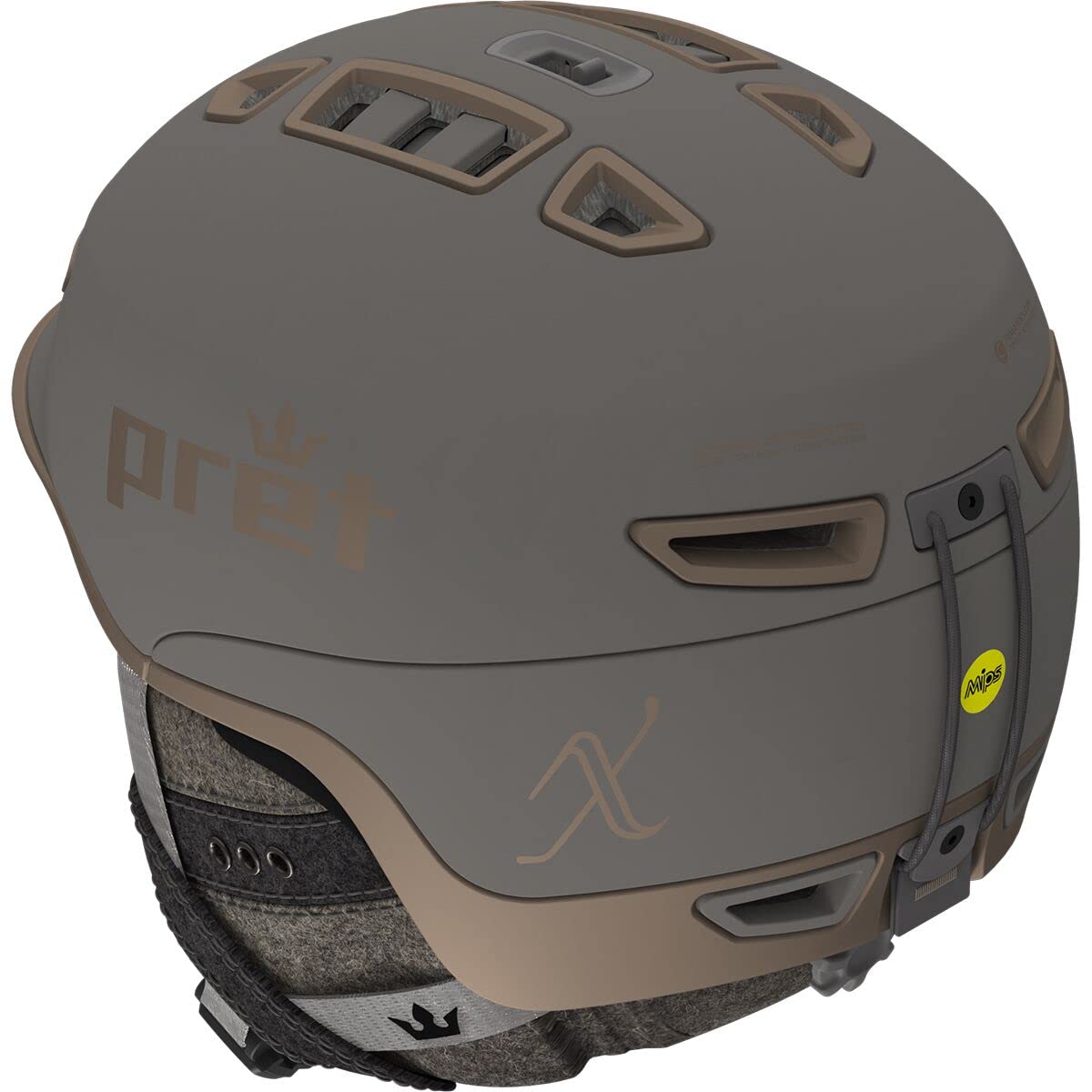 Vision X MIPS Bike Helmet for Women - Lightweight & Ventilated Platinum Cycling Helmet, Size S - Perfect for Road Biking, Mountain Biking & Commuting