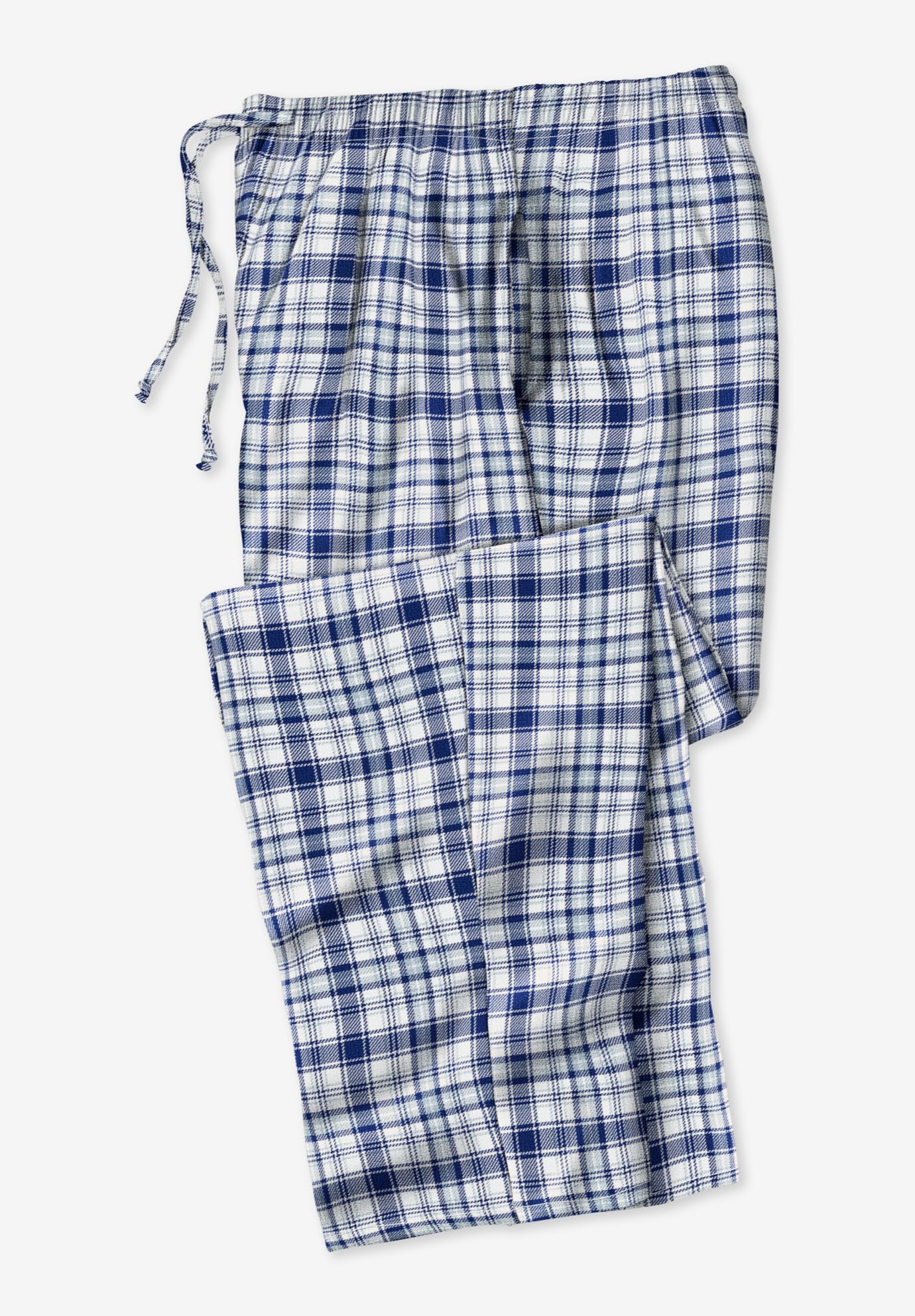 KingSize Men's Big & Tall Flannel Plaid Pajama Pants - Soft & Comfortable Sleepwear for Winter Nights, Lounging at Home, and Cozy Weekends