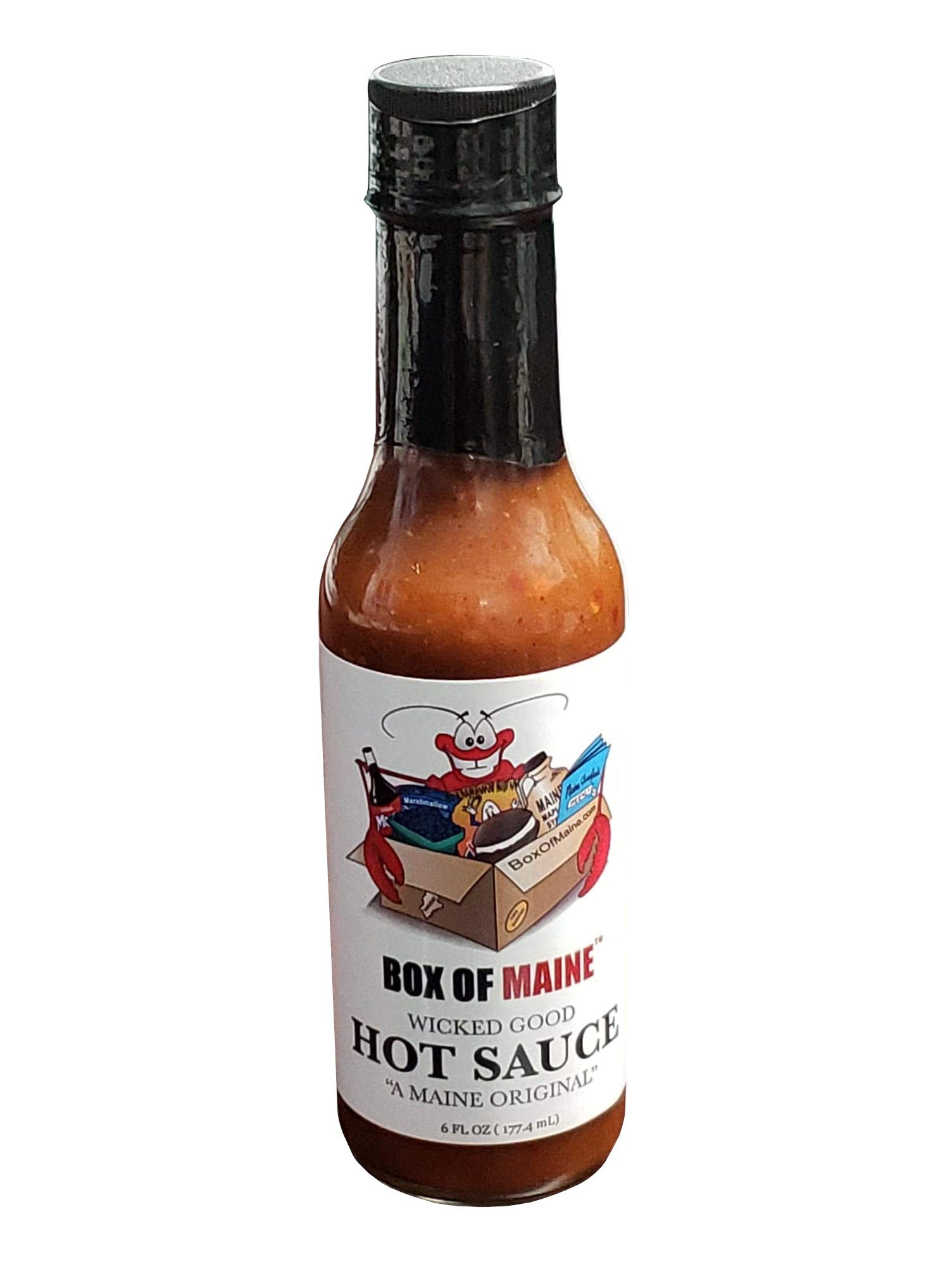 Wicked Good Hot Sauce - Original Maine Spicy Sauce - 6oz Bottle | Perfect for Tacos, Wings & BBQ | Made in USA