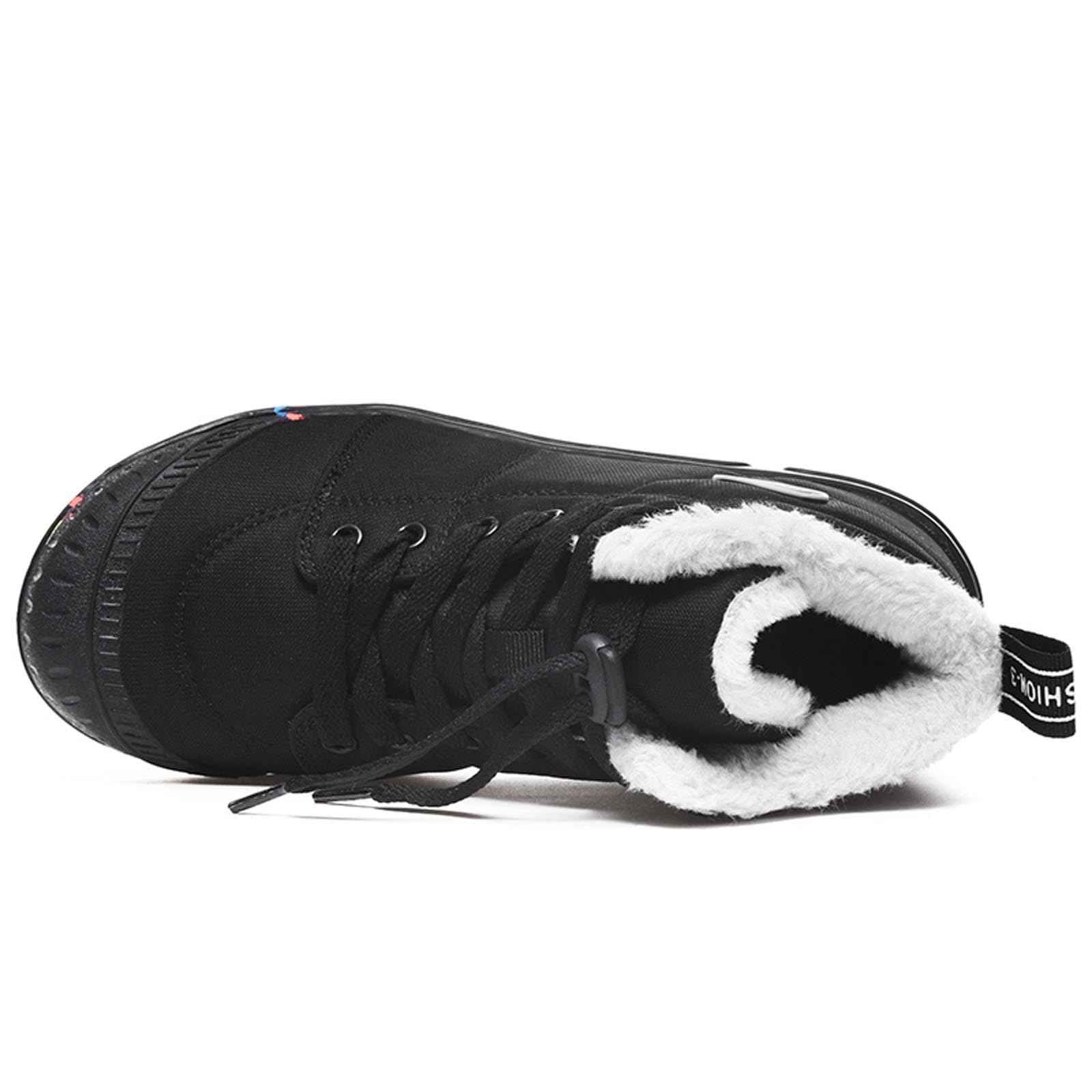 Barefoot Shoes for Kids - Boys & Girls Trail Running Shoes with Zero Drop Sole, Cotton Boots & Fur Lined for Hiking & Walking (Little Kid/Big Kid) - Perfect for Outdoor Adventures & School Activities