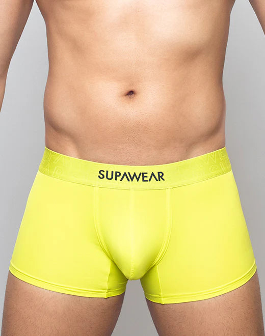 Supawear Neon Green Boxer Briefs for Men - Soft & Comfortable Underwear for Sports, Gym & Everyday Wear