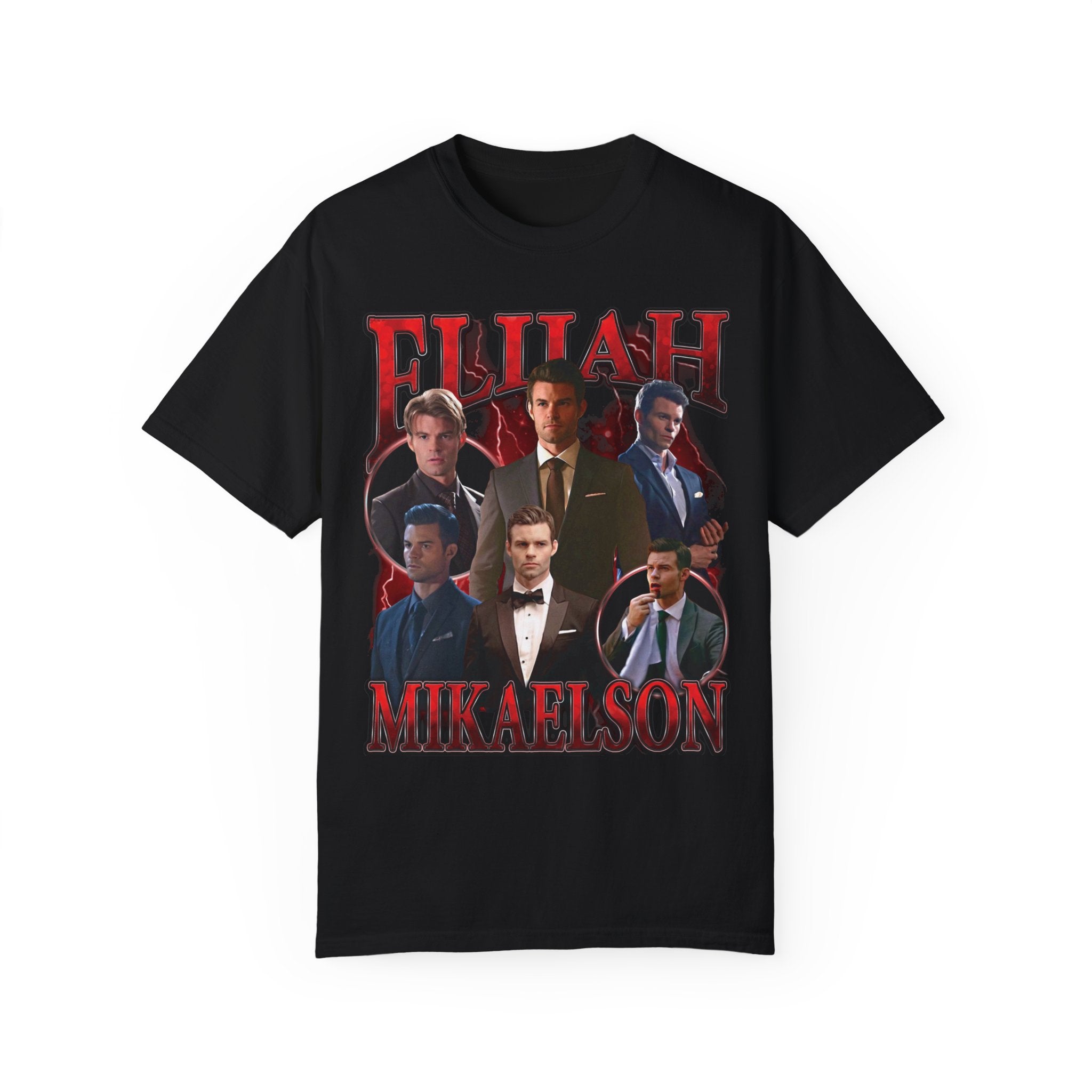 Elijah Mikaelson 90s Vintage T-Shirt | The Vampire Diaries TV Show Merch | Casual Wear & Fan Collection