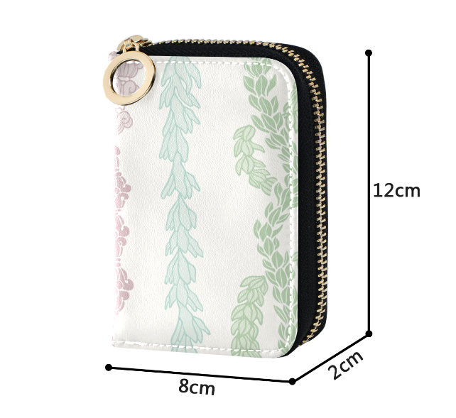 Forever Lei Mini Wallet for Women - Slim RFID Blocking Credit Card Holder with Zipper Pocket | Perfect for Travel, Shopping & Everyday Use