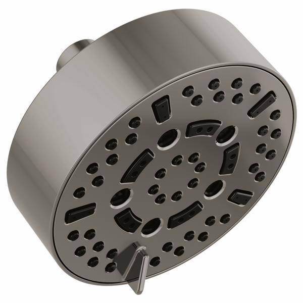 5 Round 7 Function Shower Head 1.75 GPM   Brilliance Black Onyx 87292 BNX Brizo