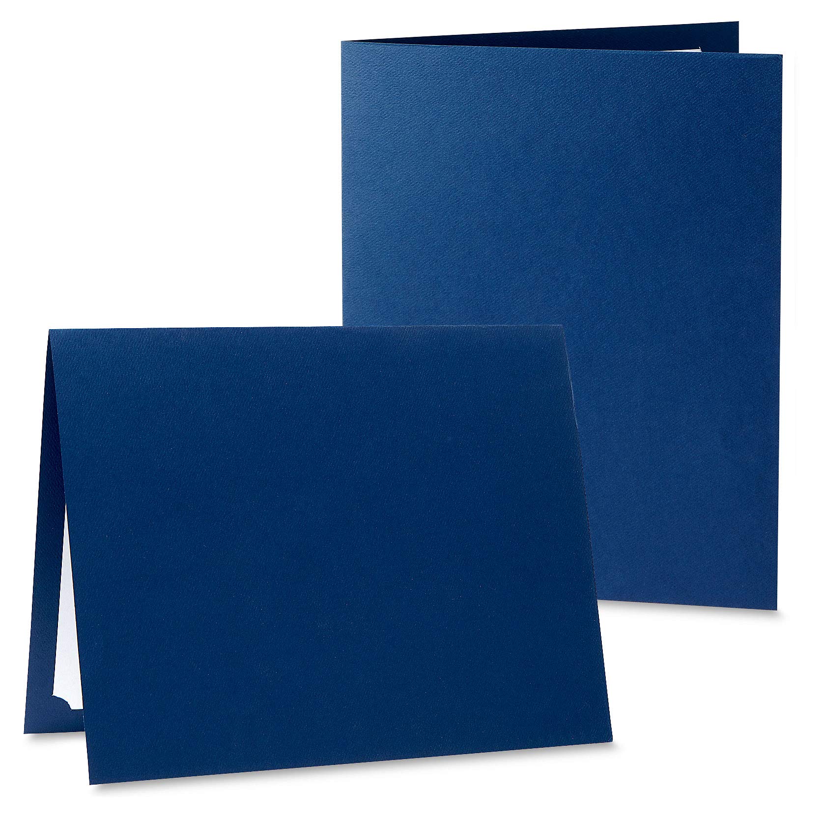 Premium Blue Linen Certificate Folders - Pack of 10, 80 lb. Heavy Stock with Die-Cut Corners | Professional Document Holders for Office Awards, Graduation Diplomas, Business Certificates & School Documents (9.5