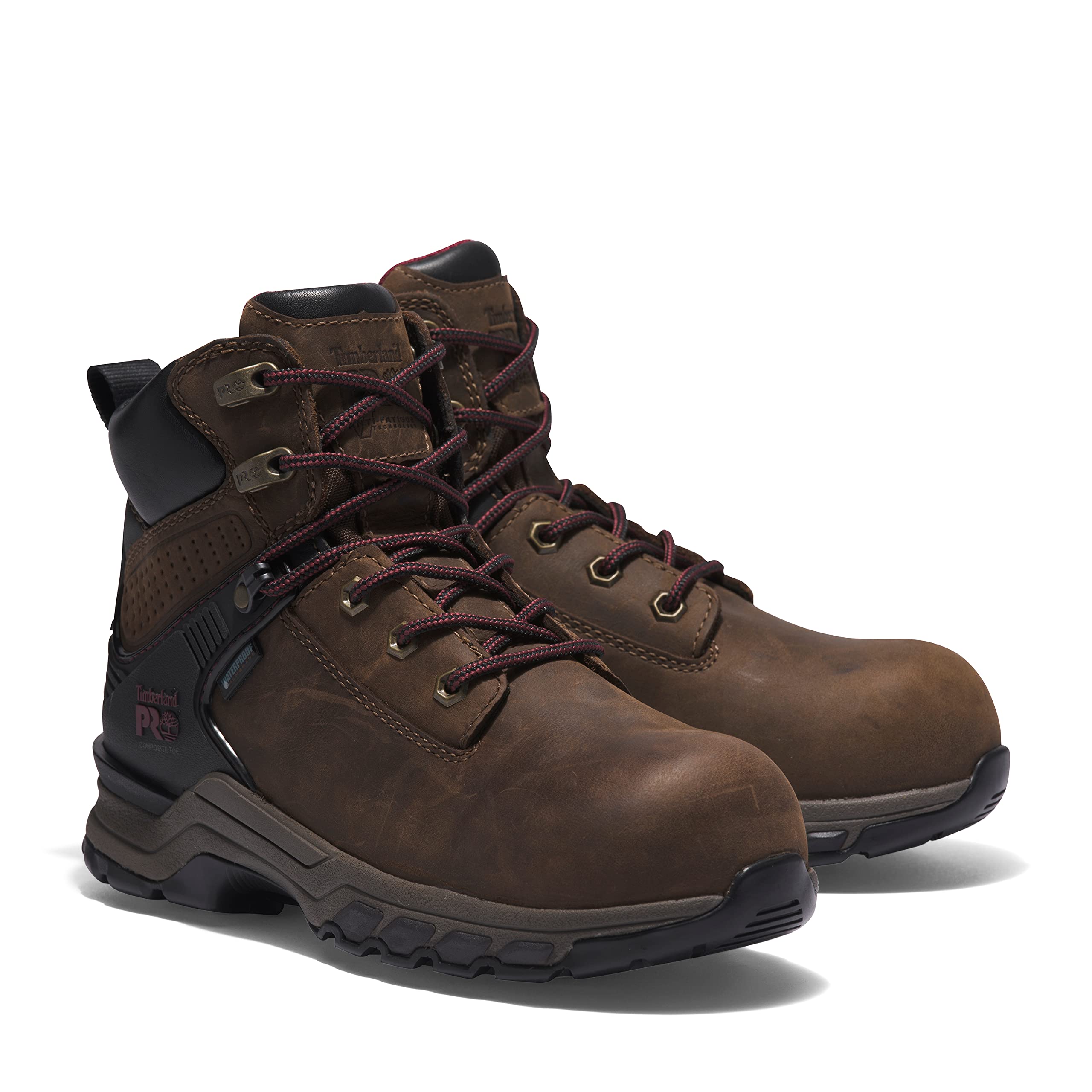 Timberland PRO Women's Hypercharge 6 Inch Composite Safety Toe Waterproof Work Boots - Durable Industrial Boots for Construction, Warehouse & Outdoor Work