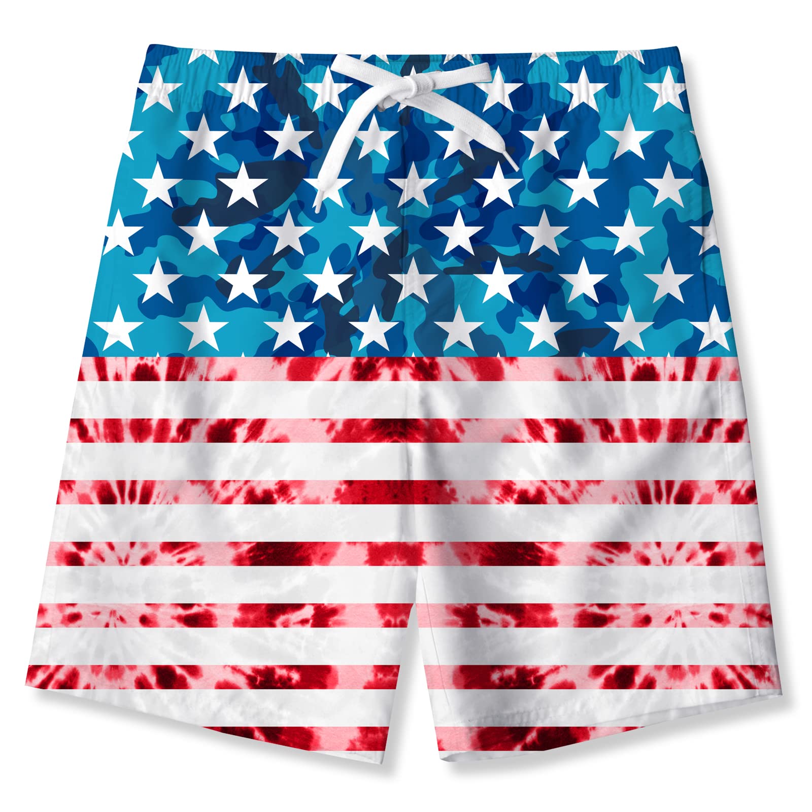 Quick Dry UPF 50+ Boys Swim Trunks - Cool Funny Beach Surf Shorts for Kids 6-14 Years - Perfect for Swimming, Surfing & Summer Water Activities