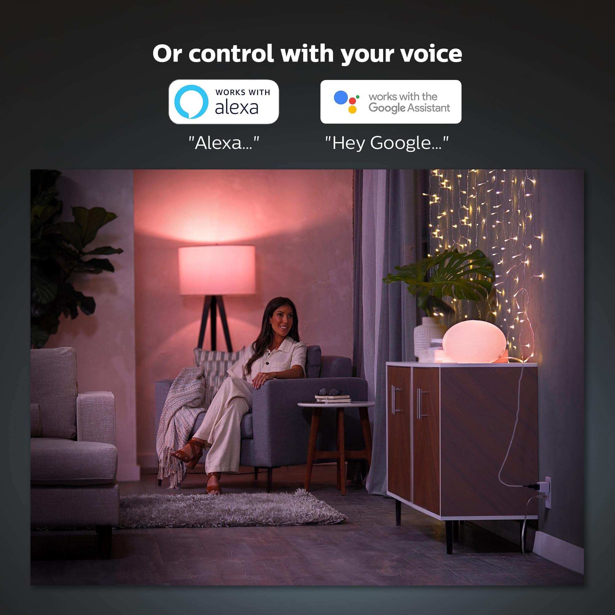 Philips Hue Smart Plug 2 Pack - White - Wireless Smart Home Light Control - Works with Alexa, Google Assistant & Apple HomeKit - Perfect for Bedroom, Living Room & Home Automation