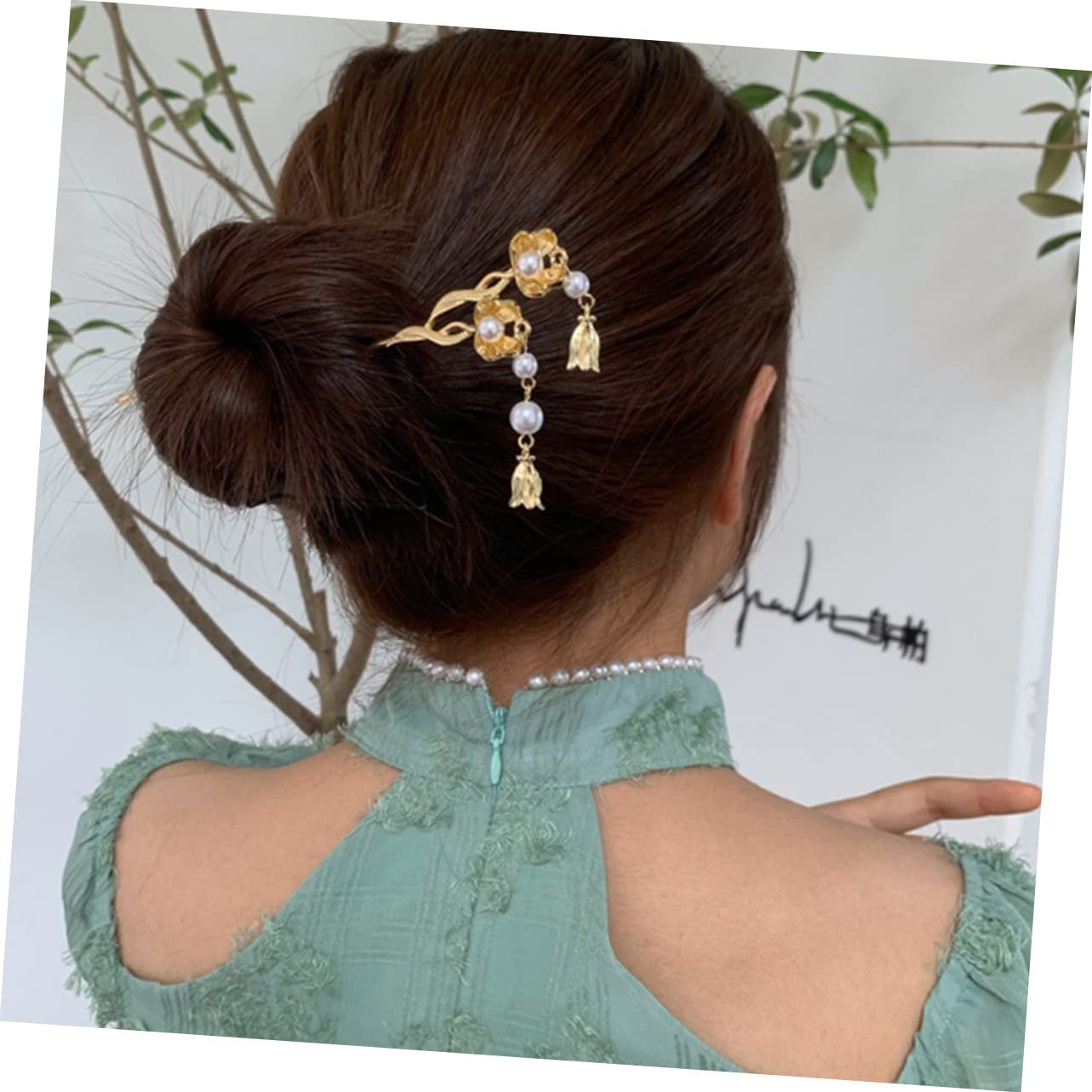 FOMIYES 10 Pcs Pearl Hair Clips for Women - Elegant Floral Hairpins with Alloy Decorations, Bridal Hair Accessories, Chinese Hair Sticks for Girls & Women | Perfect for Weddings, Parties, and Daily Styling