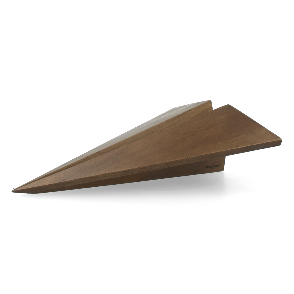 Maverick Plane Smoked Large - Premium Wooden Toy Plane for Kids | Perfect for Imaginative Play, Birthday Gifts & Nursery Decor