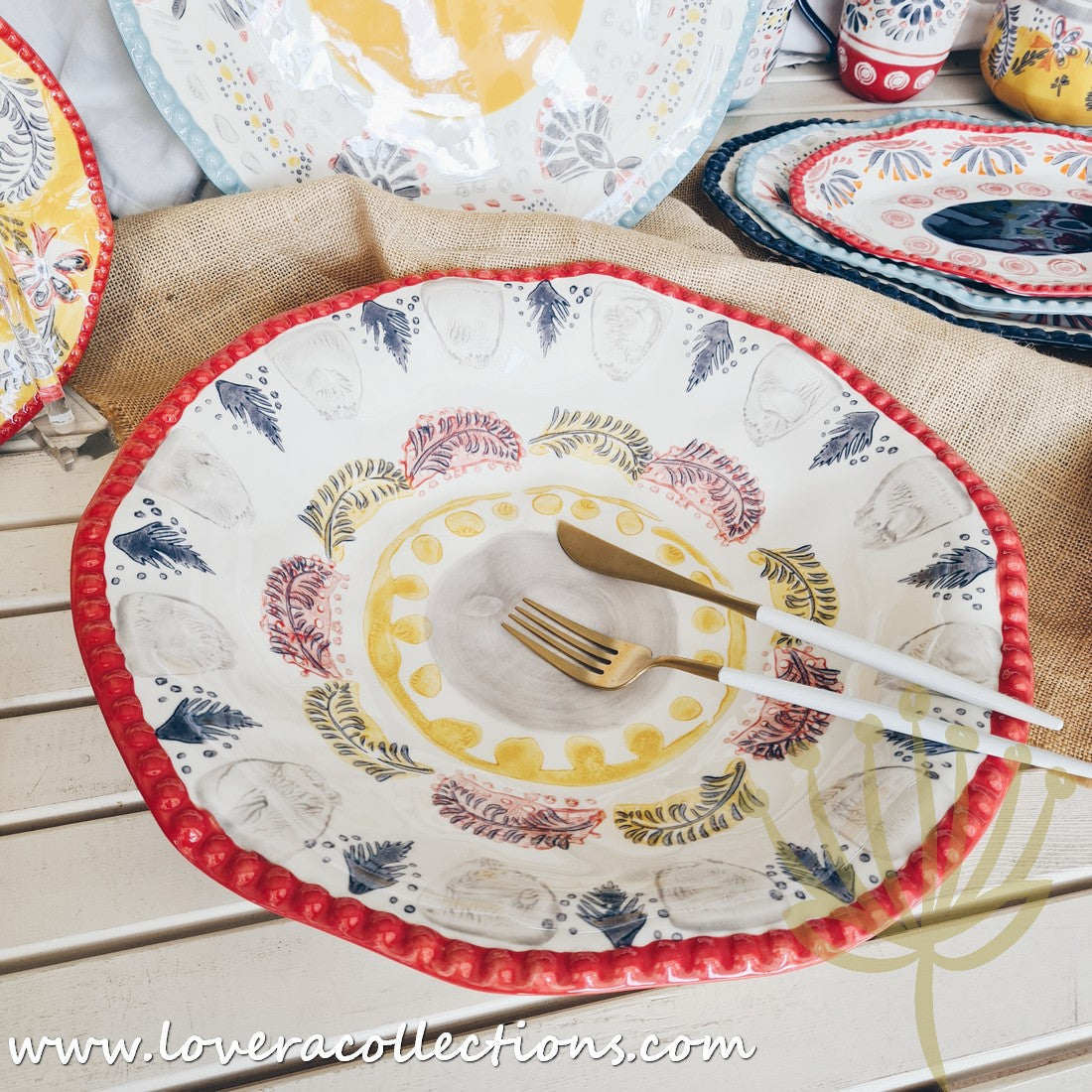 Afrocentric Yellow Dinnerware & Serveware Set - Modern African-Inspired Plates, Bowls & Serving Dishes for Stylish Dining & Entertaining