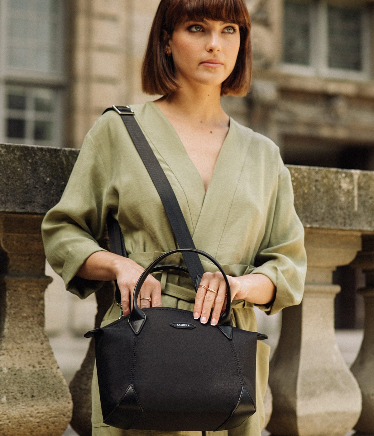 Stylish Apple Print Nylon Shoulder Bag for Women - Trendy Crossbody Purse with Adjustable Strap, Perfect for Work, Travel & Daily Use | Black Fashion Handbag