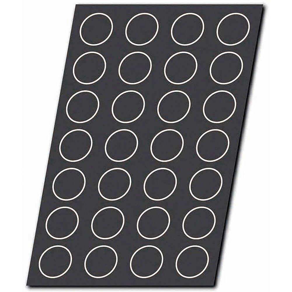 Matfer Bourgeat Silicone Silform Cream Puffs Baking Molds - 28 Cups (337001) | Professional Pastry & Dessert Making for Home Bakers & Chefs