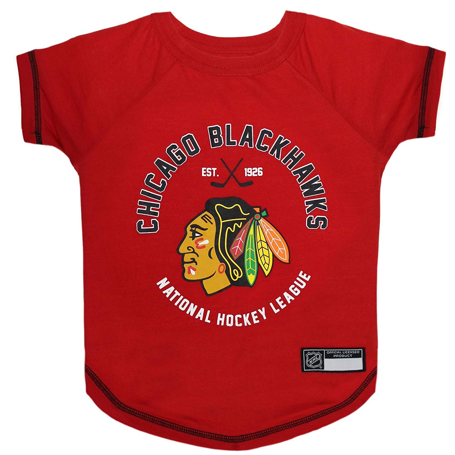 Chicago Blackhawks NHL Pet Jersey for Dogs & Cats - X-Small Hockey Fan Outfit | Perfect for Game Day, Pet Costume Parties & Team Spirit Photos