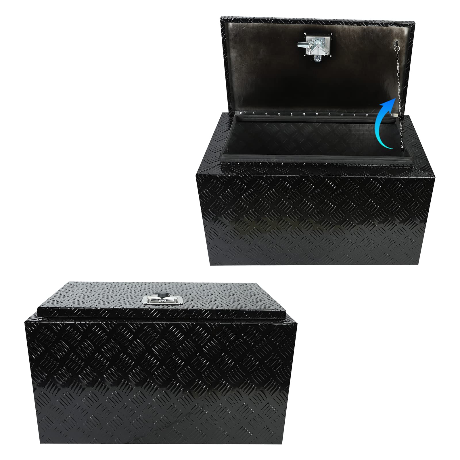 Heavy Duty 5-Bar Tread Pickup Truck Tool Box - 30
