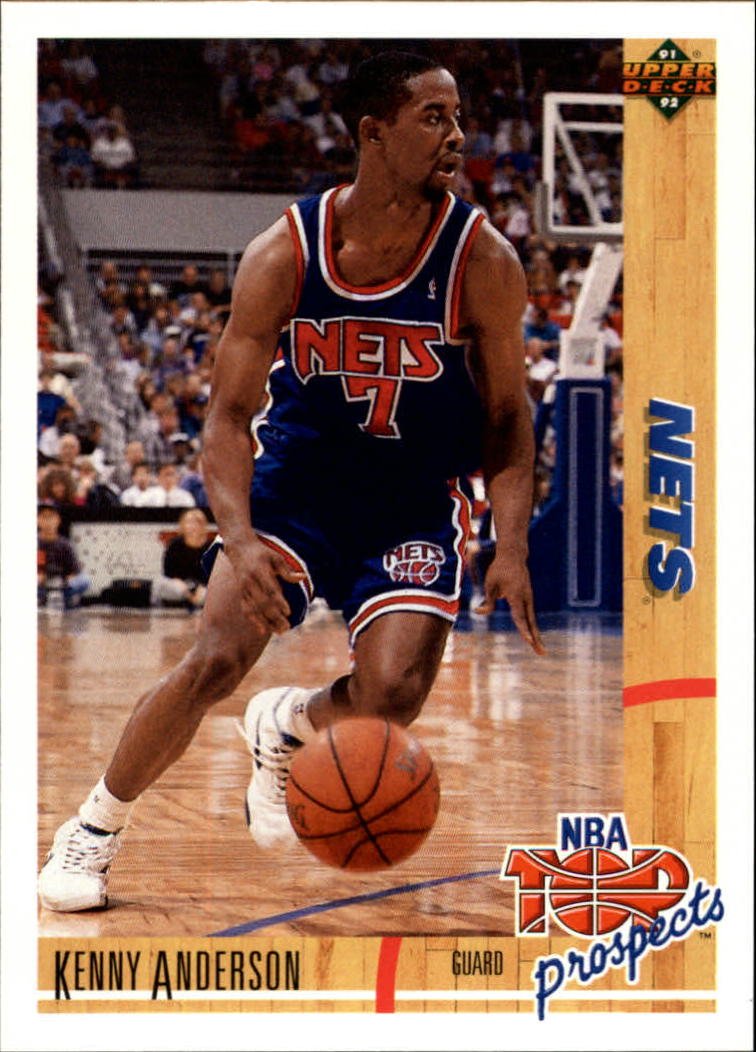 1991 Upper Deck Kenny Anderson #444 Rookie Basketball Card - 1991-92 NBA Collectible for Fans & Investors | Perfect for Grading, Display, and Trading
