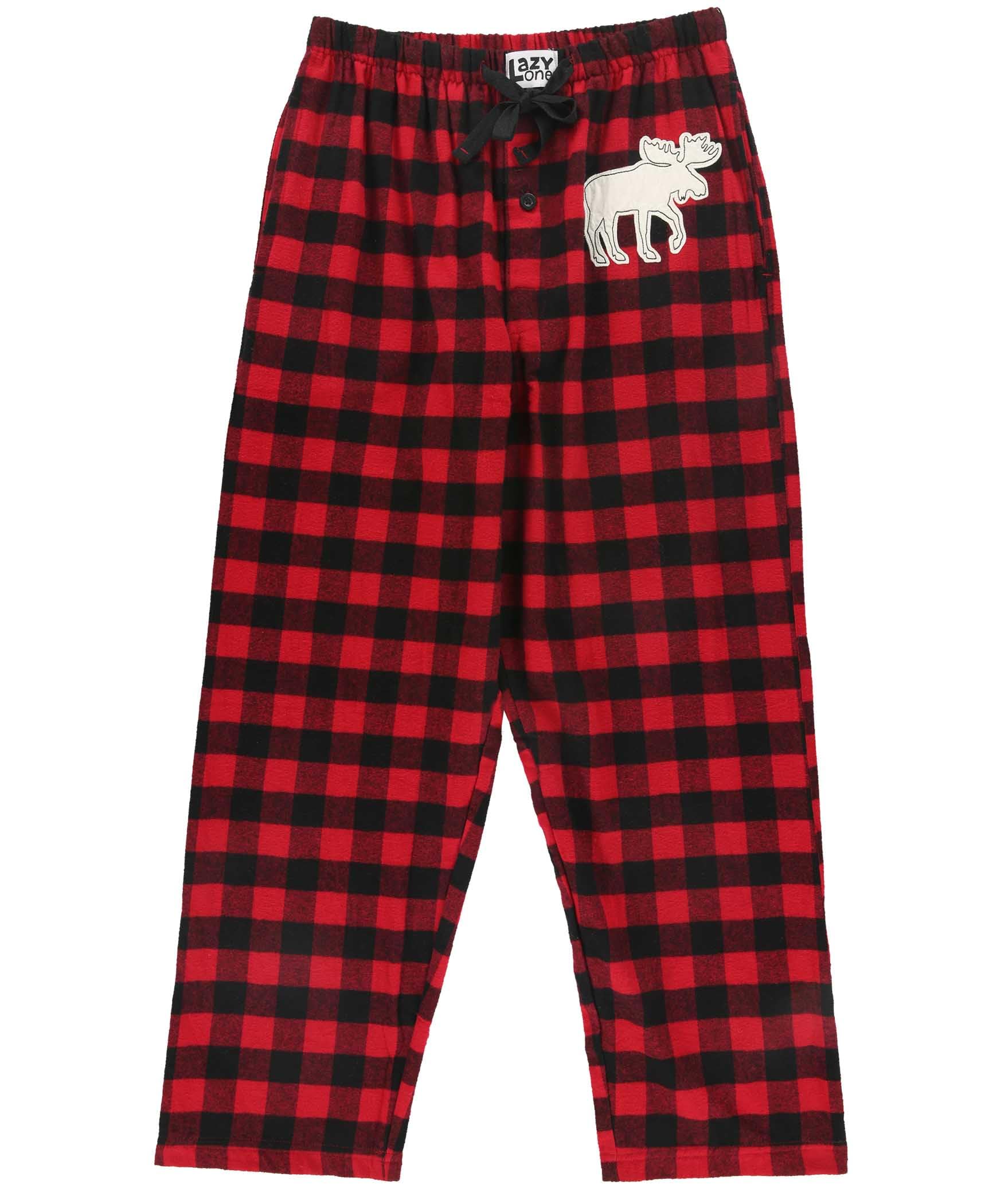 Cozy Men's Flannel Pajama Pants - Soft Lounge & Sleep Pants for Men - Comfortable Separate Bottoms - Perfect for Relaxing at Home, Lounging & Sleeping