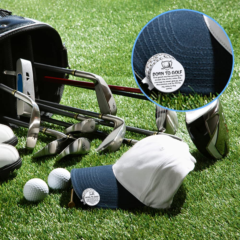 Funny Golf Ball Marker with Magnetic Hat Clip - Best Golf Accessories Gift for Men & Women | Perfect Golf Gifts for Retirees & Golf Fans | Great for On-Course Use & Golf Tournaments