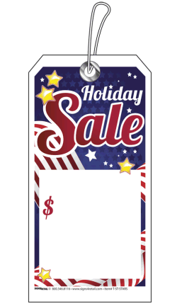 100-Pack Patriotic String Tags for Gift Wrapping, Party Decorations & Holiday Crafts - Perfect for Christmas, 4th of July & DIY Projects