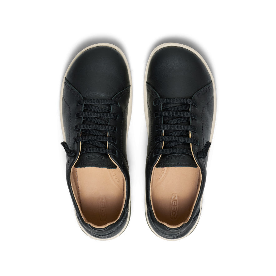 Women's KNX Leather Sneakers - Black/Star White | Comfortable & Stylish Casual Shoes for Walking, Running & Everyday Wear