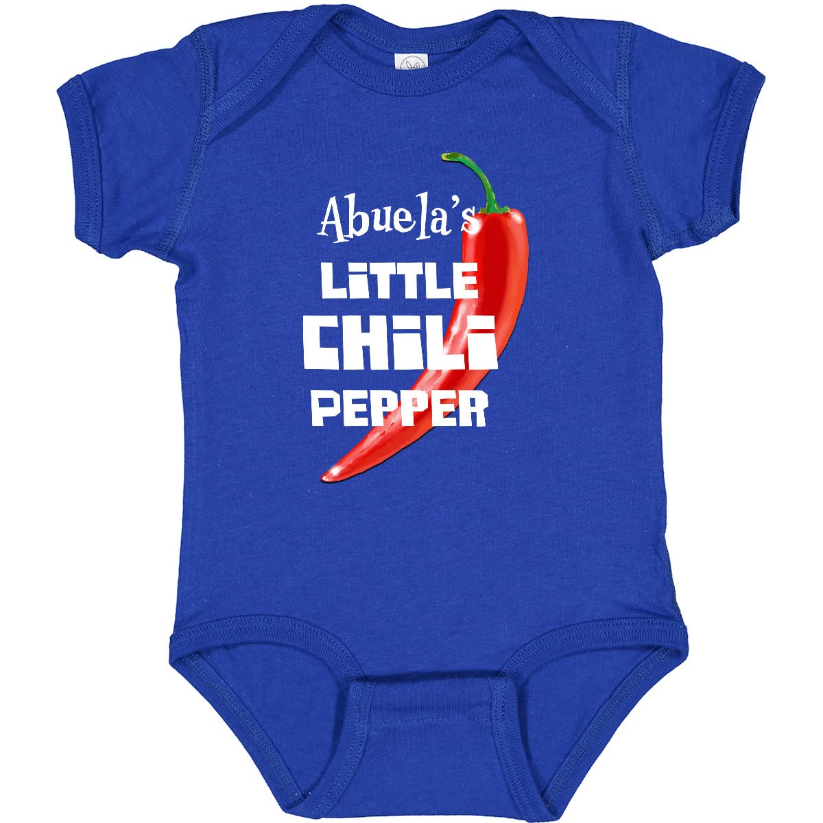 Inktastic Abuela's Little Chili Pepper Baby Bodysuit - Cute Hispanic-Themed Infant Onesie for Grandparents' Gifts & Family Photos | Perfect for Holidays, Birthdays & Cultural Celebrations