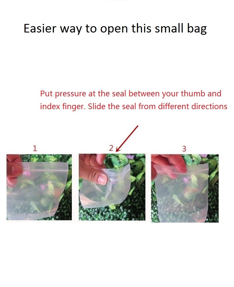200 Pack 3x4 Inch Small Clear Reclosable Zipper Lock Plastic Bags - Jewelry Storage, Gift Card Organizer, Halloween Candy Bags for Parties & Craft Supplies