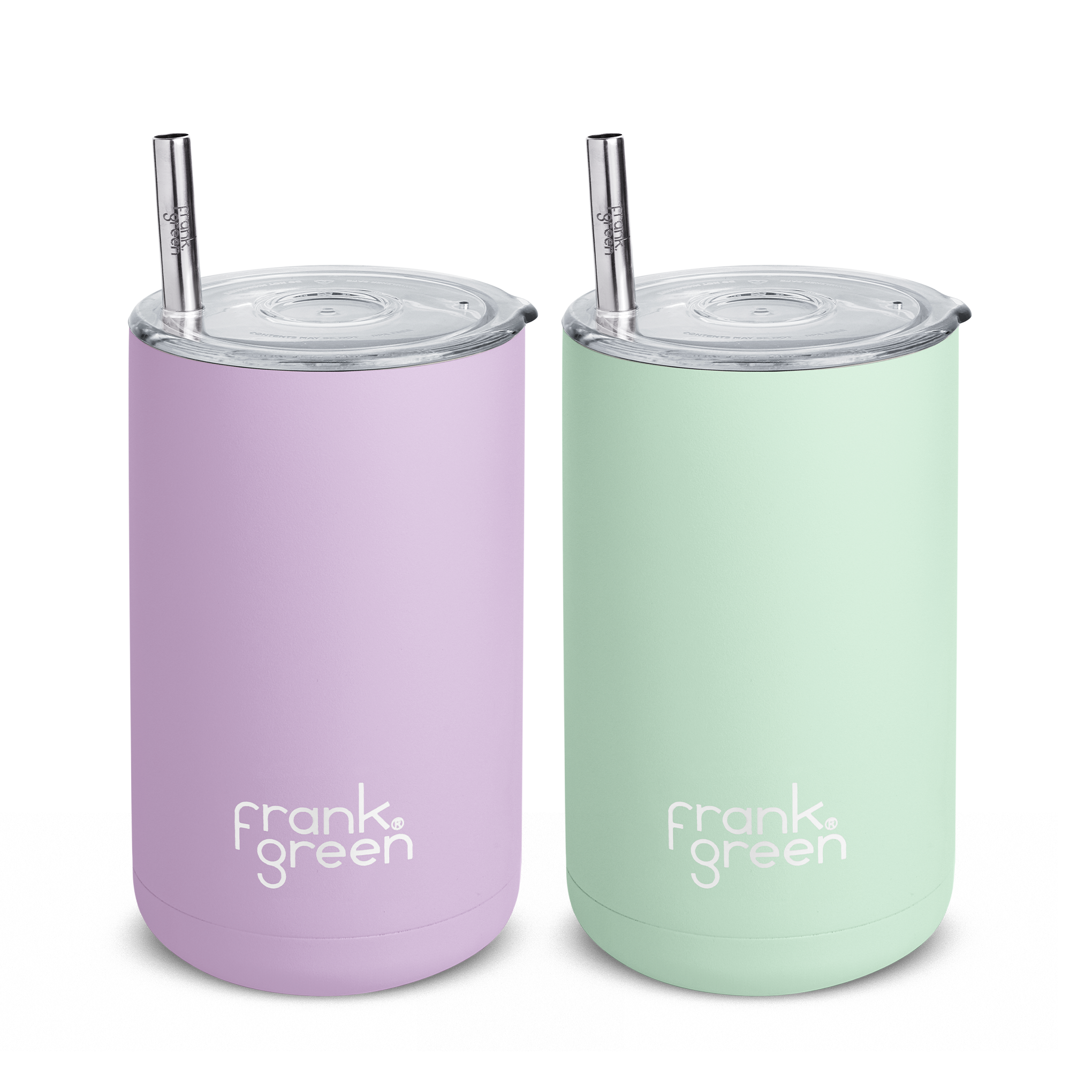 Premium Insulated Iced Coffee Cups (2-Pack) – Double-Walled Stainless Steel, Leak-Proof Lid – Perfect for Iced Coffee, Cold Brew & Smoothies at Home, Office or Travel