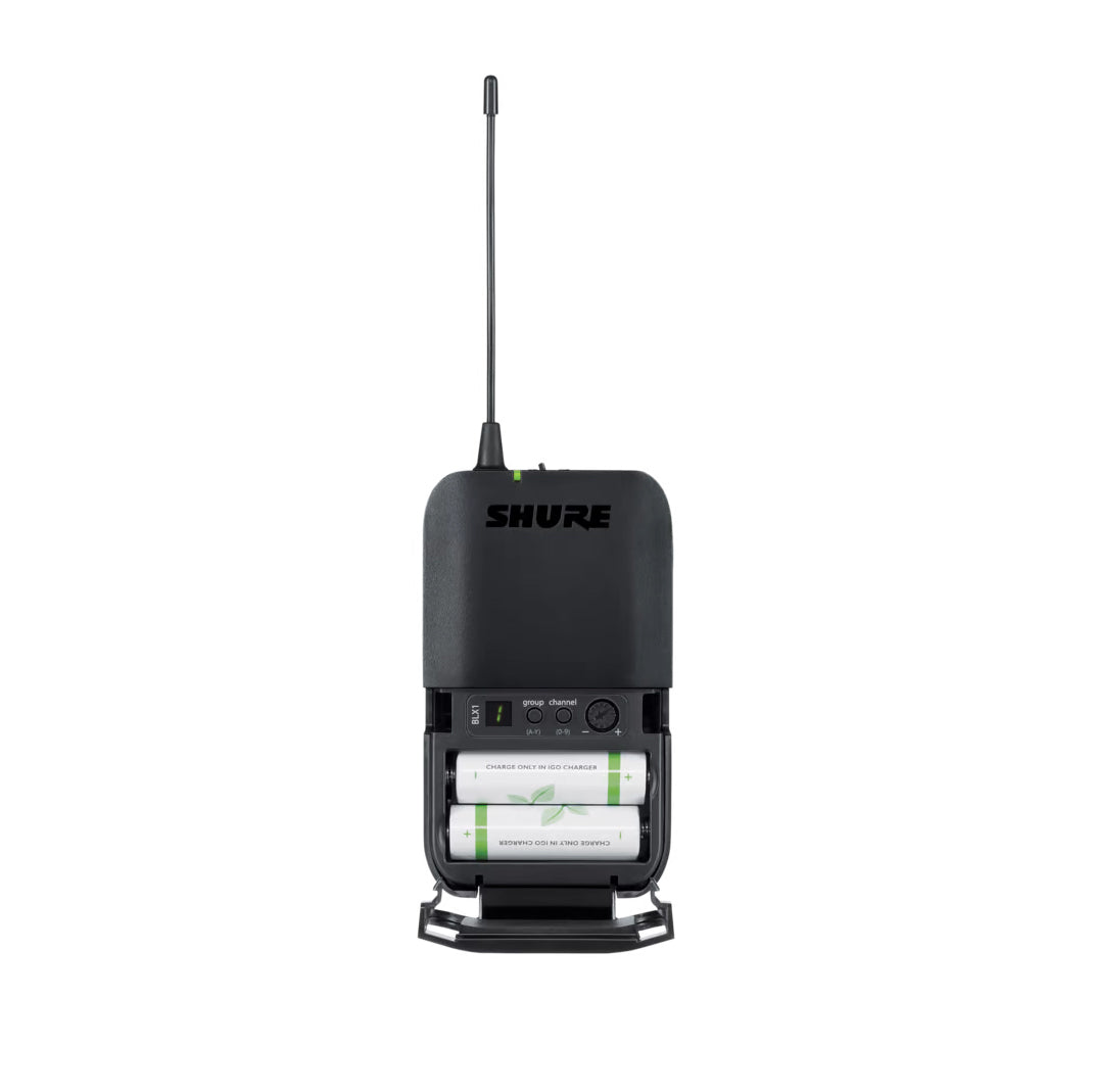 Shure BLX1288/CVL Wireless Microphone System with PG58 Handheld Mic & CVL Lavalier Mic - Professional Audio for Live Performances, Presentations & Events