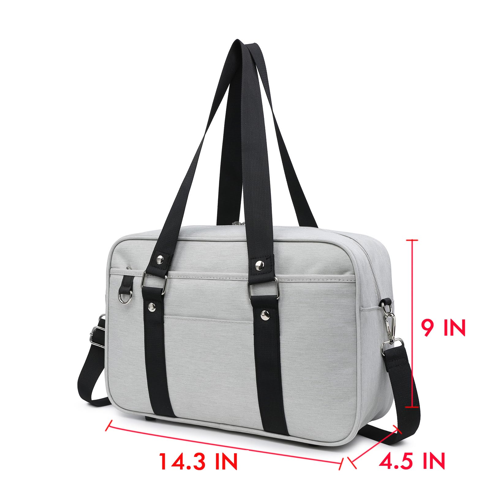 Kawaii Anime Ita Bag - Large Canvas Messenger for Cosplay & School